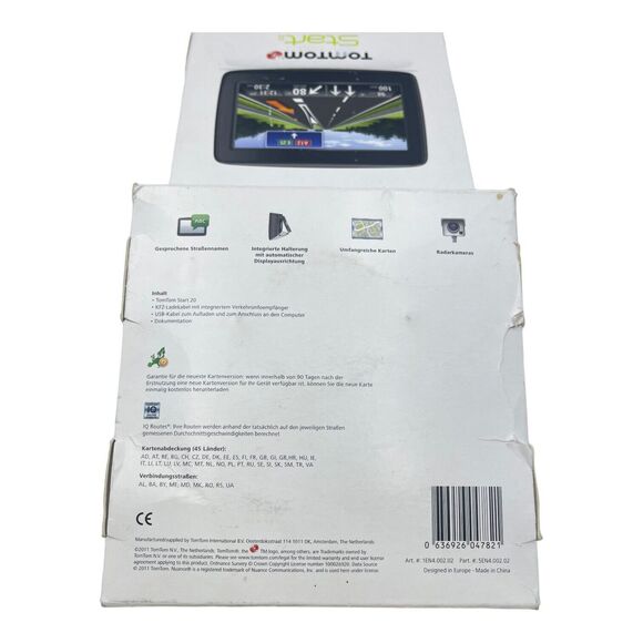 TomTom Start 20 CE XL 19 EU Länder GPS Navi IQ Routes Tap&Go EU Map - Picture 4 of 4